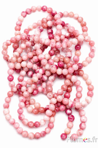 Rhodonietkralen - Ø 4 mm - roze
